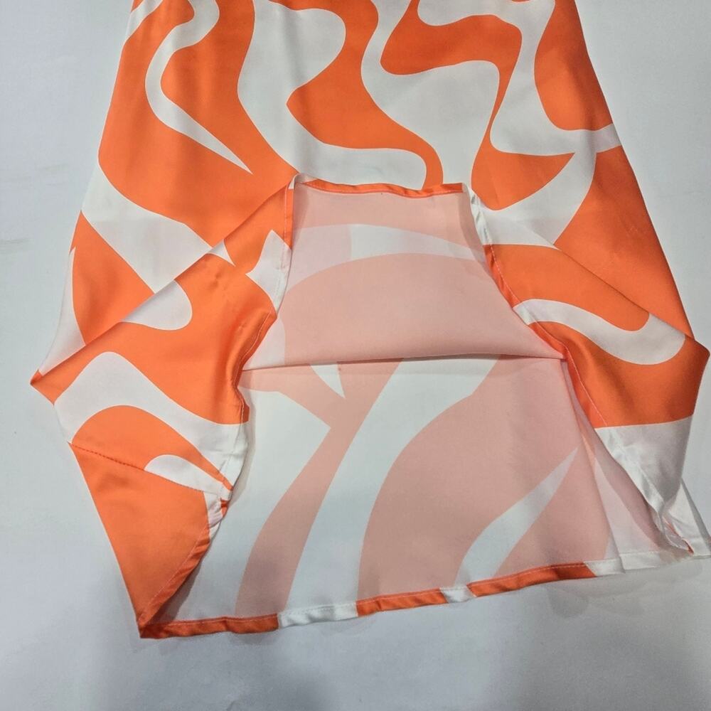 SNDYS Angel Dress in Orange Swirl - Picture 4 of 12